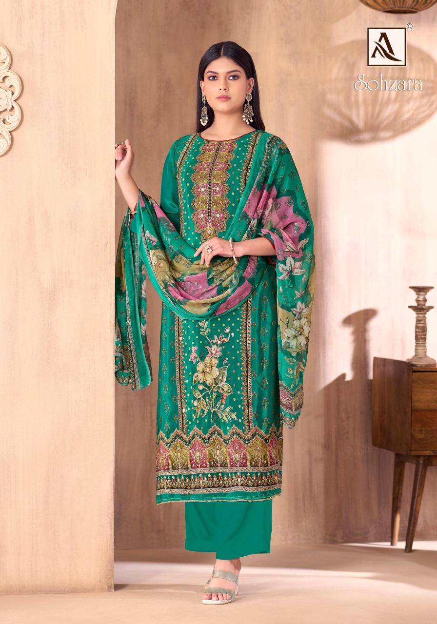 Alok suit sohzara Dress material wholesalers in Delhi